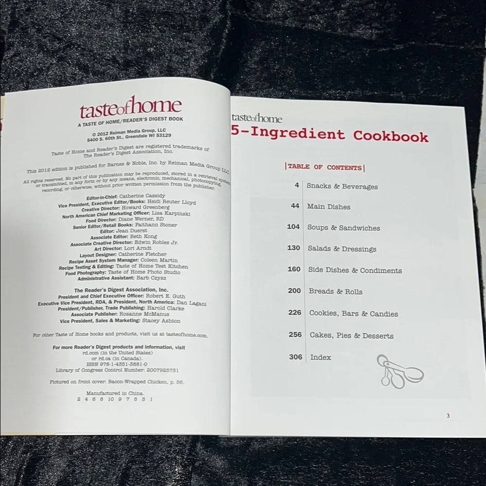 Taste Of Home 5 ingredient Kitchen Cookbook Collection